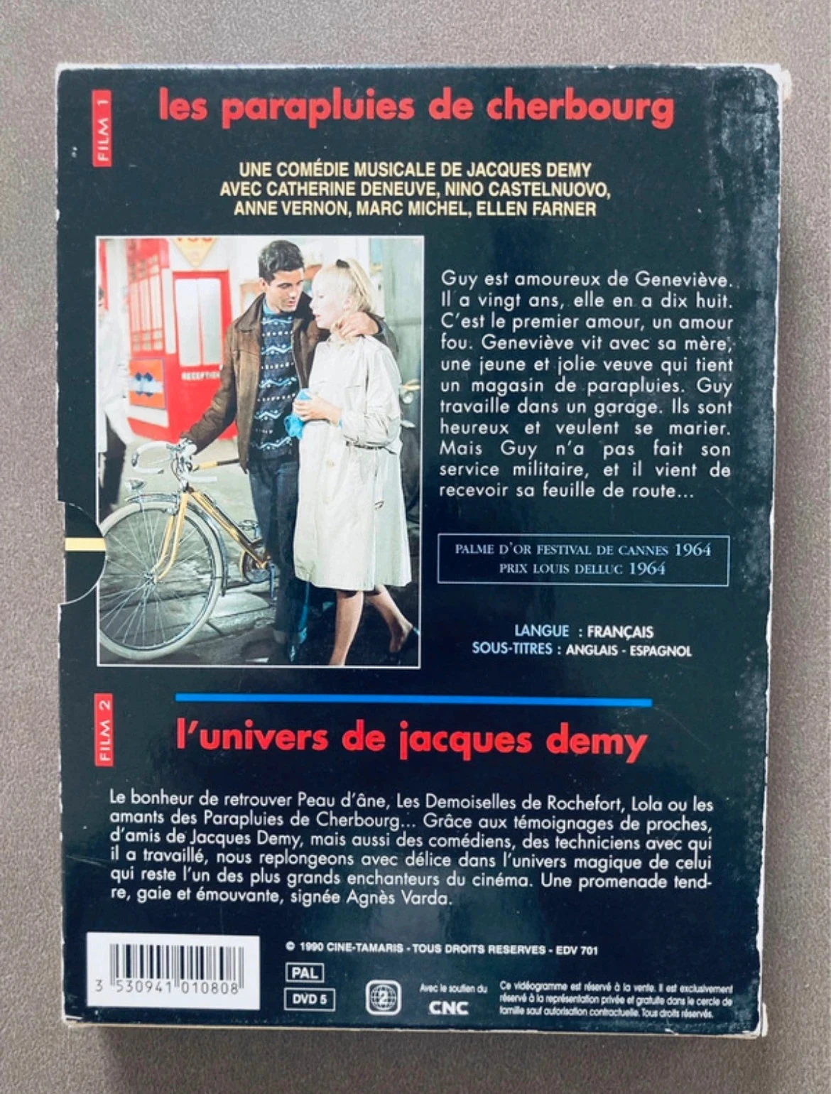 DVD The Umbrellas of Cherbourg by Jacques Demy collector's edition. – photo 2